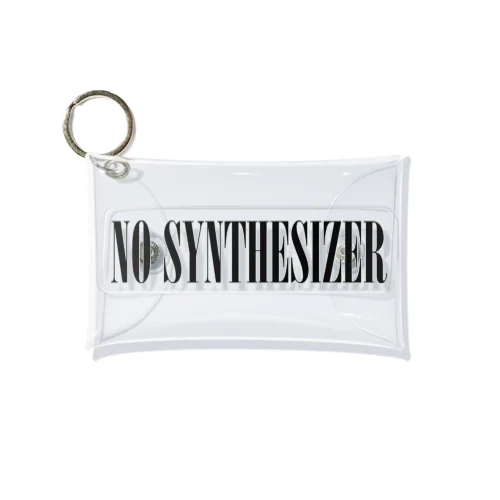  90年代V系インスパイアグッズ「NO SYNTHESIZER」 Mini Clear Multipurpose Case