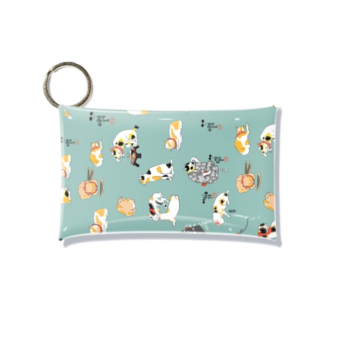 国芳ねこ Mini Clear Multipurpose Case