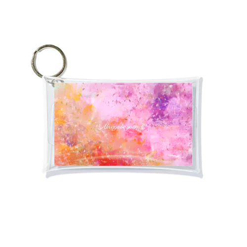 color on color／オリジナルデザイン Mini Clear Multipurpose Case