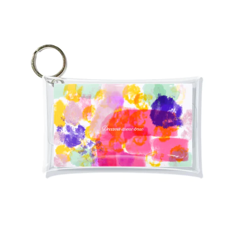 color on color／オリジナルデザイン Mini Clear Multipurpose Case