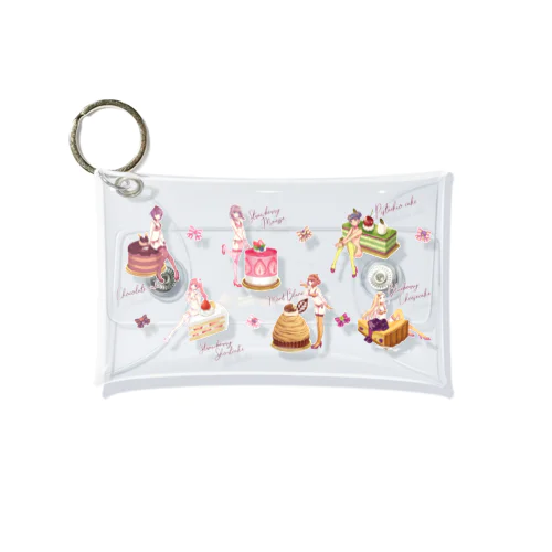 Sweets Lingerie mini clear multi case "SWEETS PARTY"  ミニクリアマルチケース