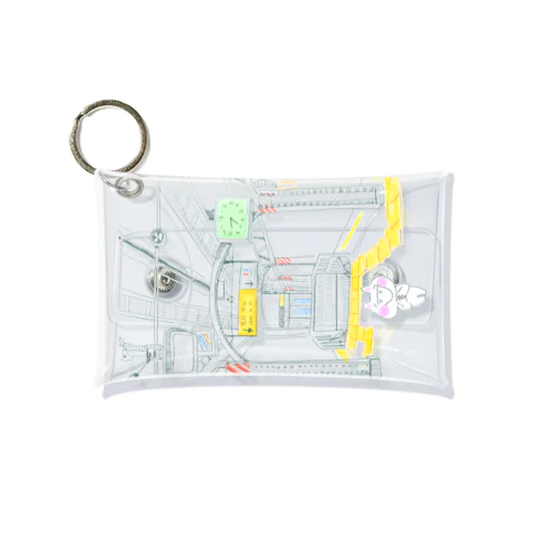 お気に入りの駅 Mini Clear Multipurpose Case