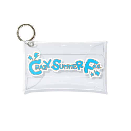 CSFロゴ ブルー縦 Mini Clear Multipurpose Case