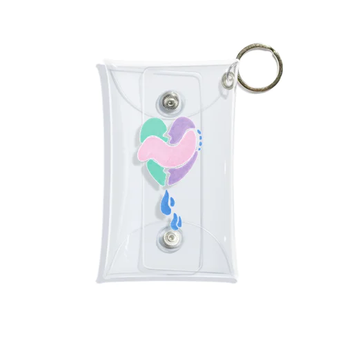 HEART BREAK Mini Clear Multipurpose Case