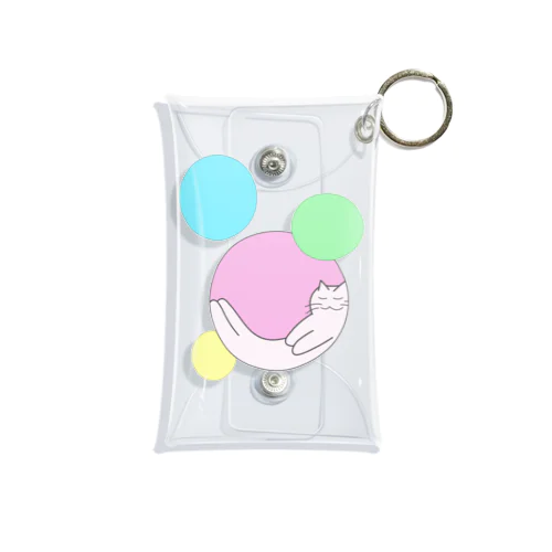 夢にゃんこ Mini Clear Multipurpose Case