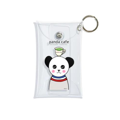 パンダカフェ　トリコロール Mini Clear Multipurpose Case