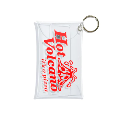 Hot Volcano ロゴ Mini Clear Multipurpose Case