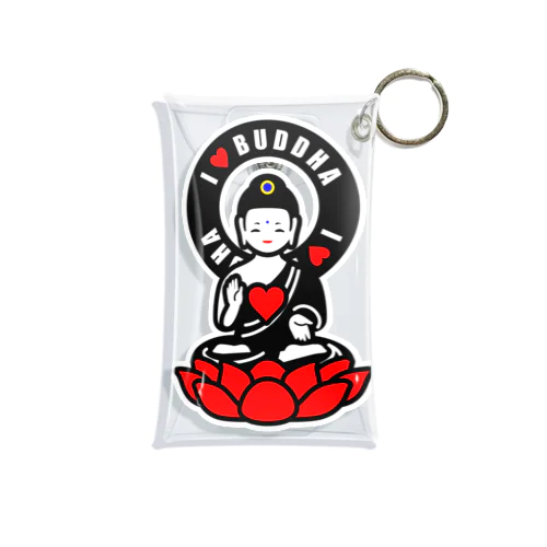 I ♡ BUDDHA Mini Clear Multipurpose Case