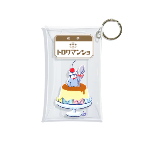 【喫茶】ペンギンプリン(ロゴ入) Mini Clear Multipurpose Case