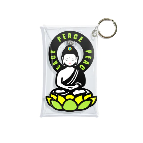 PEACE BUDDHA Mini Clear Multipurpose Case