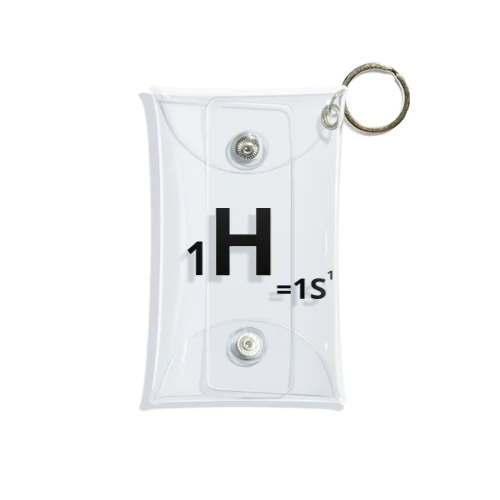 1.hydrogen(黒/表のみ) Mini Clear Multipurpose Case