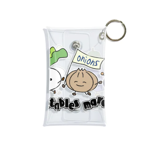 vegetables marching Mini Clear Multipurpose Case