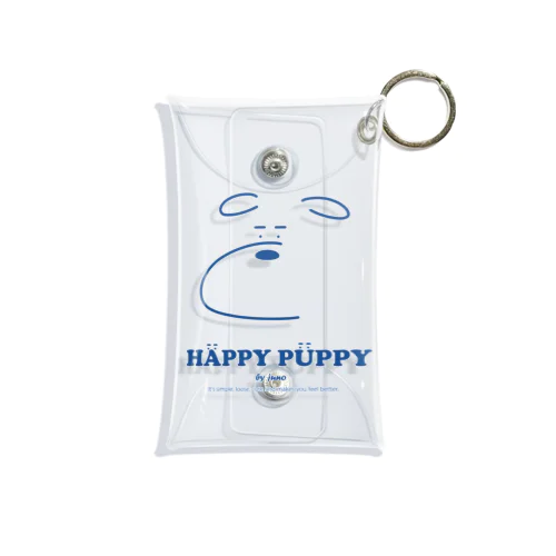 ミニクリアマルチケース HAPPY PUPPYロゴ Mini Clear Multipurpose Case