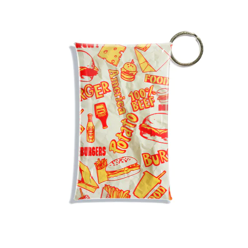 BURGER SHOP  Mini Clear Multipurpose Case