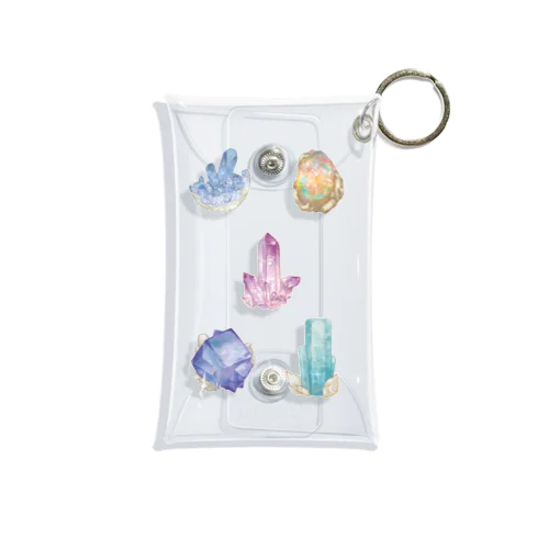 5種の鉱物 Mini Clear Multipurpose Case