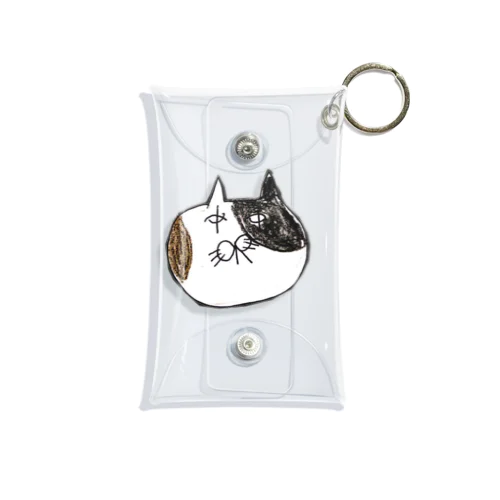ねこちゃん Mini Clear Multipurpose Case
