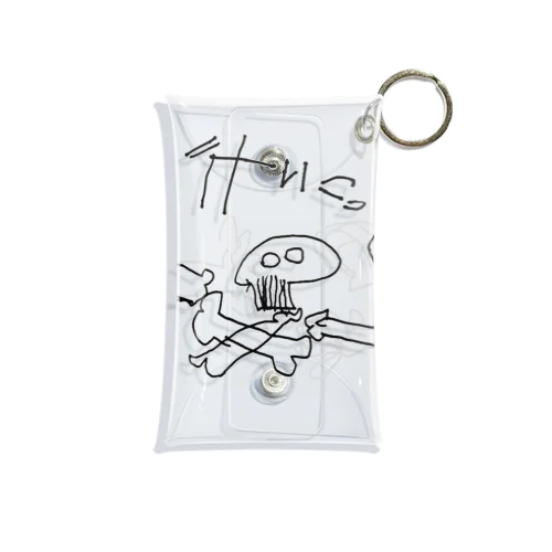 がいこつ Mini Clear Multipurpose Case