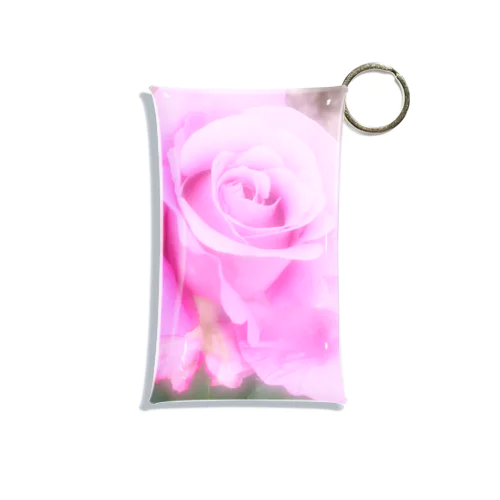 紫の薔薇 Mini Clear Multipurpose Case