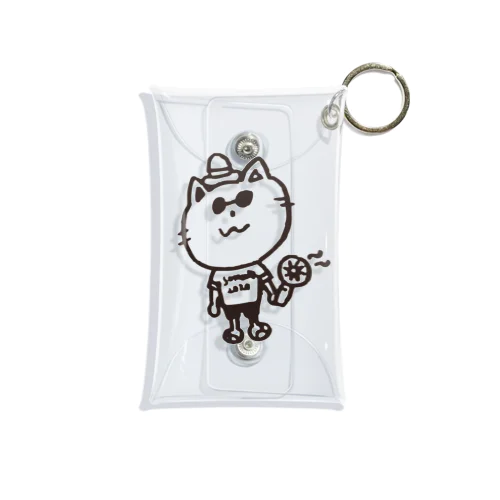 summer cat Mini Clear Multipurpose Case