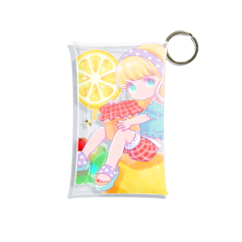 Honey lemon and cherry Mini Clear Multipurpose Case