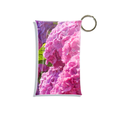 季節の花　紫陽花 ミニクリアマルチケース
