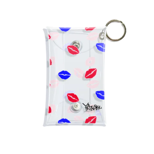 Kiss×Kissケース Mini Clear Multipurpose Case