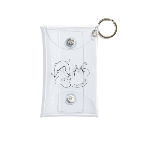ウパと一緒。(イヤホンver.) Mini Clear Multipurpose Case