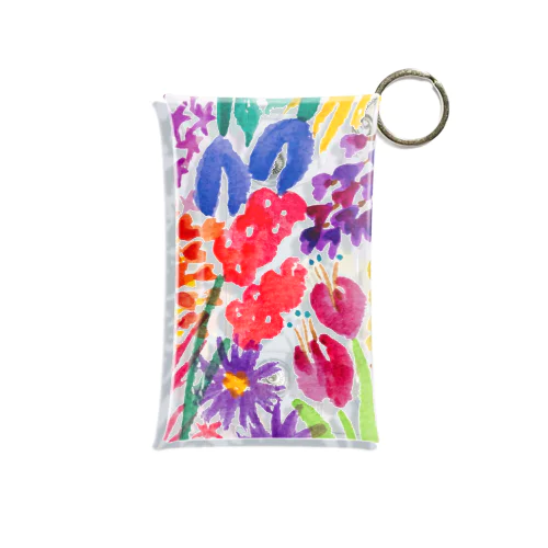 flower Mini Clear Multipurpose Case