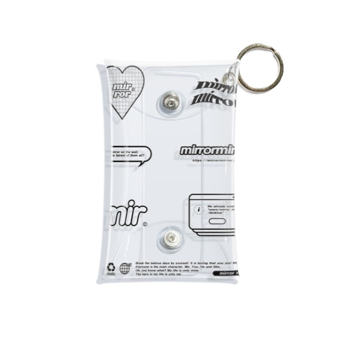 鏡に聞かなくたって Mini Clear Multipurpose Case