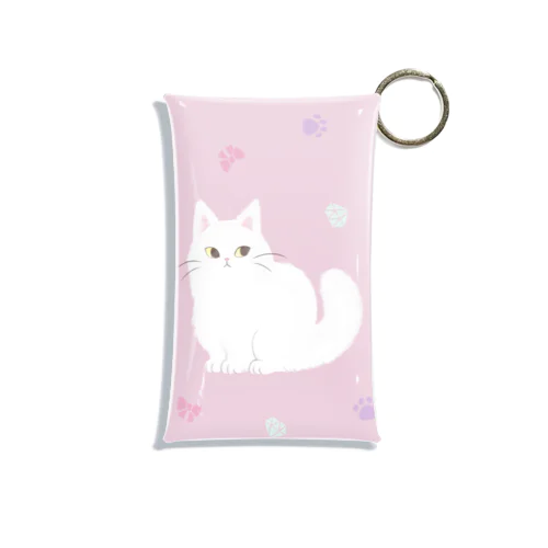 おすましねこさん Mini Clear Multipurpose Case