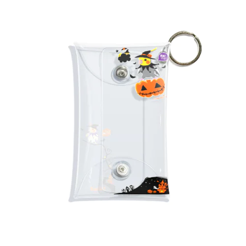 Flying Pumpkin オカメインコのハロウィン 大きめワンポイント系 0461 Mini Clear Multipurpose Case