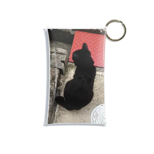 黒猫 Mini Clear Multipurpose Case