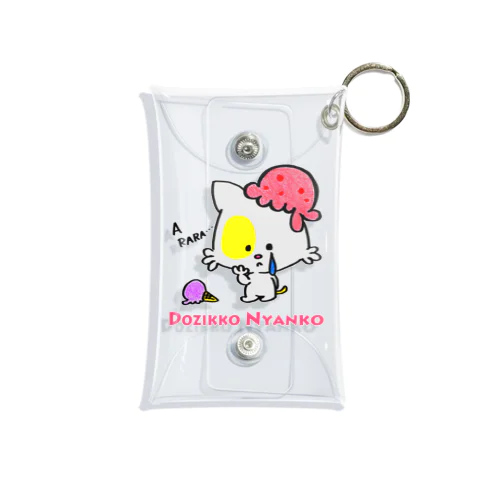 ドジっ子にゃんこ Mini Clear Multipurpose Case