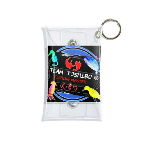 定番team toshiboロゴ Mini Clear Multipurpose Case