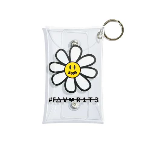 ニコニコフラワー ~#F△V♥R1T3~ Mini Clear Multipurpose Case