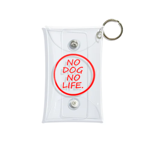 No Dog No Life Mini Clear Multipurpose Case