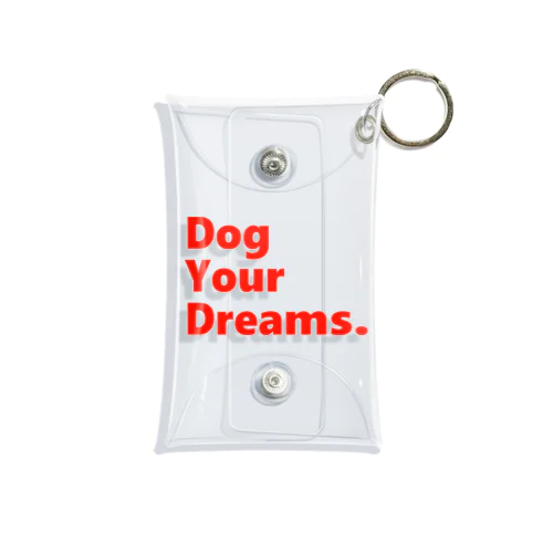 Dog Your Dreams. Mini Clear Multipurpose Case