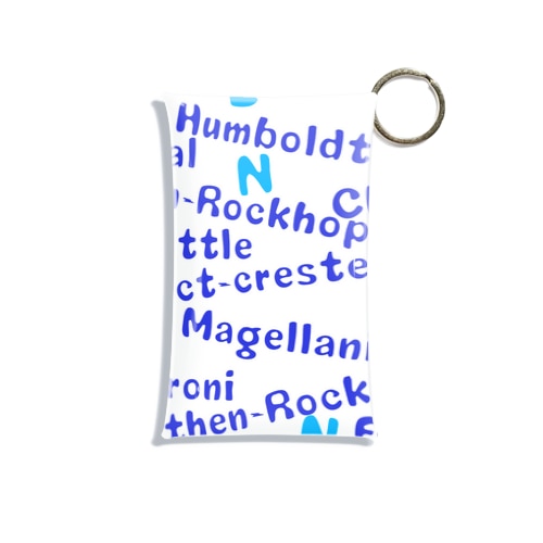 ぺんぎんのなまえいえるかな Mini Clear Multipurpose Case