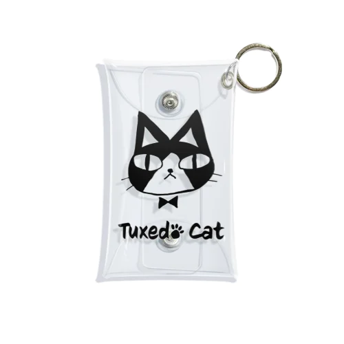 Tuxedo Cat Mini Clear Multipurpose Case