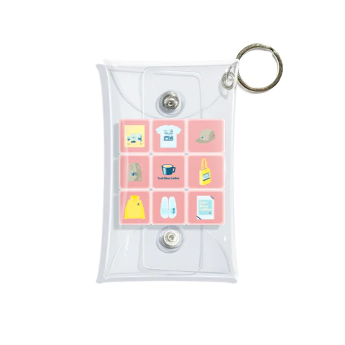 TealBlueItems _Cube PINK Ver. Mini Clear Multipurpose Case