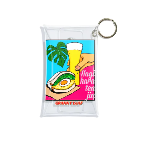 Sandwich & Beer  Mini Clear Multipurpose Case