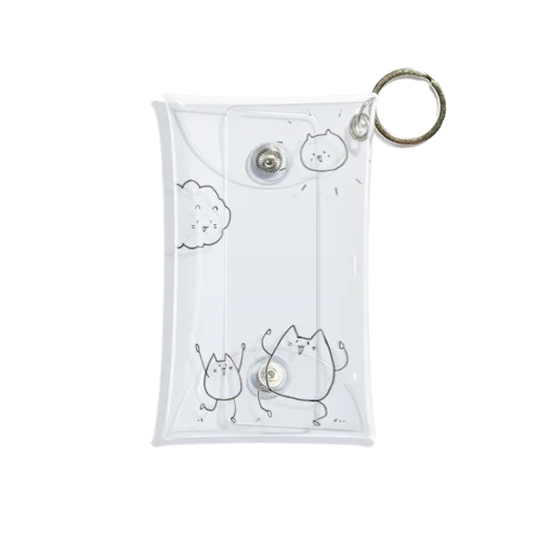 のんかネコ Mini Clear Multipurpose Case