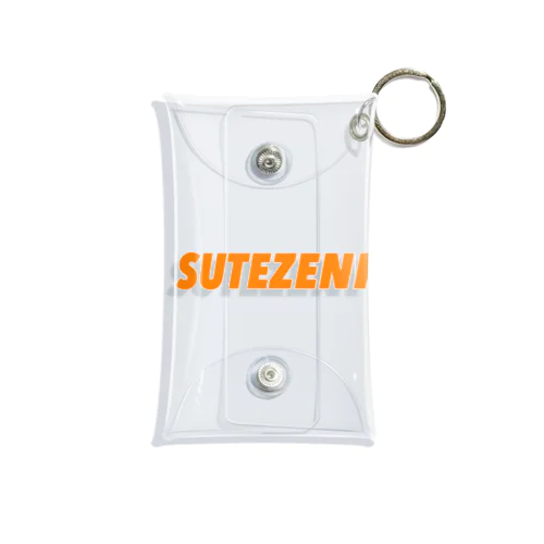 SUTEZENI simple logo ミニクリアマルチケース