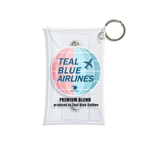 TEAL BLUE AIRLINES Mini Clear Multipurpose Case