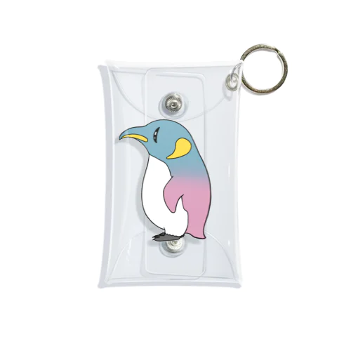 ヨコカラペンギングラデ Mini Clear Multipurpose Case