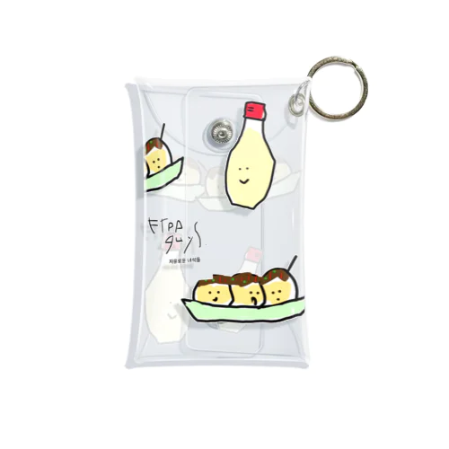 まよタコ Mini Clear Multipurpose Case