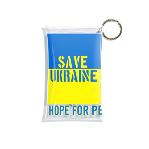 SAVE UKRAINE ミニクリアマルチケース