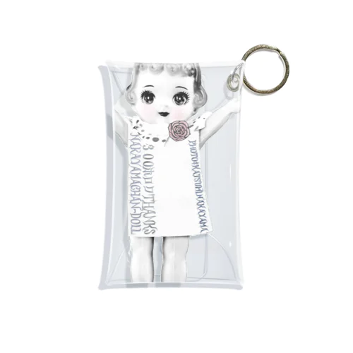 【300ホロワセルロイド人形ミーコ】全身タイプ Mini Clear Multipurpose Case