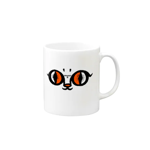 MEGANECOメガネコ８ Mug