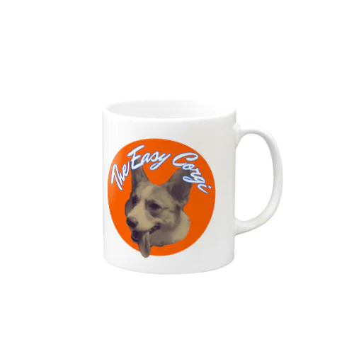 The Easy Corgi -ORANGE Logo-（イージーコーギー） Mug